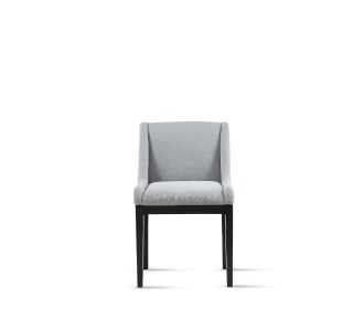 silla gris con negro